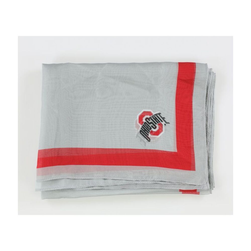 Tags Weekly Womens Corner Logo Novelty Scarf Wrap, NWT